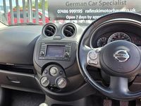 Begagnad Nissan Micra Acenta 2012 Röd Halvkombi