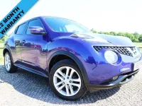 Used Nissan Juke N-Connecta 110 HP (80 kW) 2016 Blue SUV