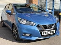 Used Nissan Micra N-Connecta 90 HP (66 kW) 2017 Blue Hatchback