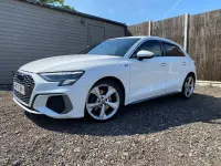 Used Audi A3 S-Line 2020 White Sedan