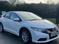 Used Honda Civic S 2014 White Hatchback