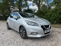Używany Nissan Micra Acenta 71 KM (52 kW) 2017 Srebrny Hatchback