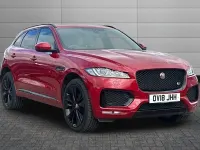 Used Jaguar F-Pace S 300 HP (220 kW) 2018 Firenze red SUV