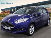 Used Ford Fiesta Zetec 82 HP (60 kW) 2014 Blue Hatchback