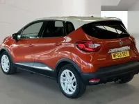 Used Renault Captur Dynamique 90 HP (66 kW) 2013 Orange and cream SUV