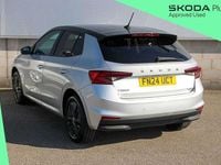 Used Skoda Fabia Colour Edition 94 HP (69 kW) 2024 Brilliant silver metallic body / black magic pearl effect roof Hatchback