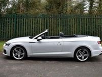 Used Audi A5 Cabriolet S-Line 190 HP (139 kW) 2019 White Cabriolet