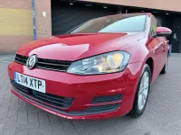 Used VW Golf VII SE 120 HP (88 kW) 2014 Red Hatchback