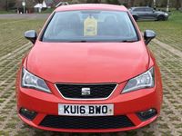 Used Seat Ibiza CONNECT 90 HP (66 kW) 2016 Red Hatchback