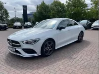 Used Mercedes CLA220 AMG Line Premium 187 HP (137 kW) 2022 White Coupe