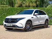 Used Mercedes EQC400 AMG line 300 kW (408 HP) 2020 White SUV
