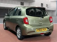 Begagnad Nissan Micra Acenta 80 HK (58 kW) 2015 Grön Halvkombi