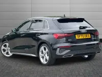 Used Audi A3 S-Line 110 HP (80 kW) 2020 Mythos black Sedan
