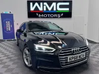 Used Audi A5 S-Line 150 HP (110 kW) 2018 Black Coupe