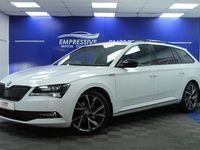 Used Skoda Superb SportLine 190 HP (139 kW) 2019 White Estate