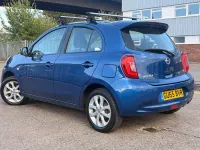 Used Nissan Micra Acenta 78 HP (57 kW) 2015 Blue Hatchback
