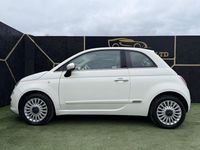 Used Fiat 500 Lounge 69 HP (50 kW) 2009 White Cabriolet