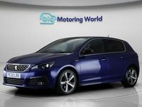 Used Peugeot 308 GT-line 131 HP (96 kW) 2020 Blue Hatchback