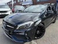 Used Mercedes A200 AMG Line Premium 136 HP (100 kW) 2017 Black Hatchback