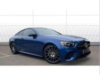 Used Mercedes E300 AMG line 254 HP (186 kW) 2022 Blue Coupe