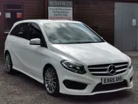 Used Mercedes B200 AMG line 136 HP (100 kW) 2015 White Hatchback