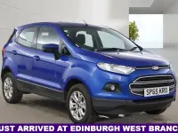 Used Ford Ecosport Zetec 112 HP (82 kW) 2015 Blue SUV