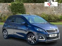 Used Peugeot 108 Allure 82 HP (60 kW) 2017 Blue Hatchback