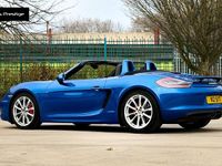 Begagnad Porsche Boxster 315 HK (231 kW) 2015 Blå Cab