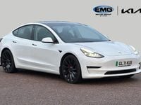 Used Tesla Model 3 Performance 461 kW (627 HP) 2021 White Sedan
