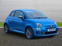 Used Fiat 500 S 69 HP (50 kW) 2019 Blue Hatchback