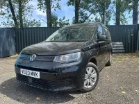 Used VW Caddy Pro 102 HP (75 kW) 2023 Black MPV