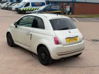 Used Fiat 500 Lounge 69 HP (50 kW) 2013 White Hatchback