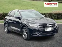 Usado VW T-Roc R-line 150 CV (110 kW) 2022 Negro SUV