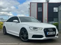 Used Audi A6 S-Line 177 HP (130 kW) 2012 White Sedan