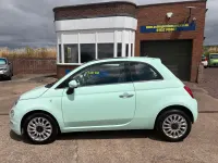 Used Fiat 500 Lounge 69 HP (50 kW) 2018 Green Hatchback