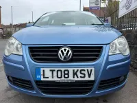 Used VW Polo Match 70 HP (51 kW) 2008 Blue Hatchback