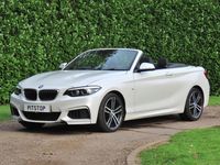 Used BMW 218 M Sport 136 HP (100 kW) 2019 White Cabriolet