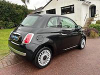 Used Fiat 500 Lounge 69 HP (50 kW) 2013 Black Hatchback