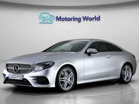 Begagnad Mercedes E220 AMG line 194 HK (142 kW) 2020 Silver Sportkupé