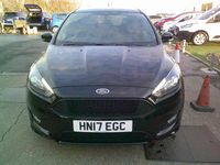 Used Ford Focus ST-Line 125 HP (91 kW) 2017 Black Hatchback