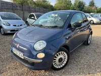 Used Fiat 500 Lounge 69 HP (50 kW) 2012 Blue Hatchback