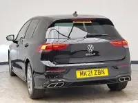 Used VW Golf VIII R-line 130 HP (95 kW) 2021 Black Hatchback