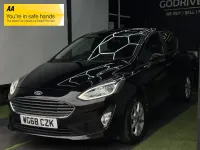 Used Ford Fiesta Zetec 100 HP (73 kW) 2018 Black Hatchback
