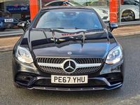 Used Mercedes SLC200 AMG line 184 HP (135 kW) 2017 Black Cabriolet