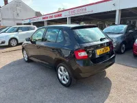 Used Skoda Fabia SE 90 HP (66 kW) 2015 Black Hatchback