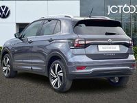 Usado VW T-Cross R-line 110 HP (80 kW) 2022 Cinzento SUV