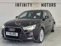 Used Audi A1 Sportback S-Line 125 HP (91 kW) 2018 Black Hatchback
