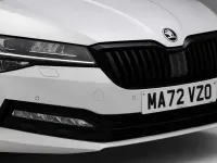 Used Skoda Superb SportlinePlus 150 HP (110 kW) 2022 White Estate