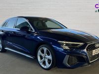 Used Audi A3 S-Line 110 HP (80 kW) 2022 Blue Hatchback