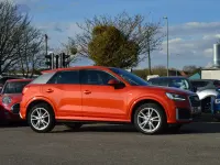 Used Audi Q2 S-Line 116 HP (85 kW) 2018 Coral orange SUV